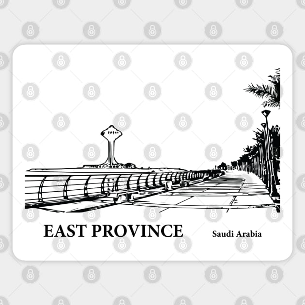 East Province - Saudi Arabia Magnet by Lakeric
